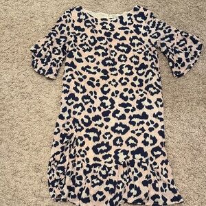 Leopard Print Petal and Pup Dress